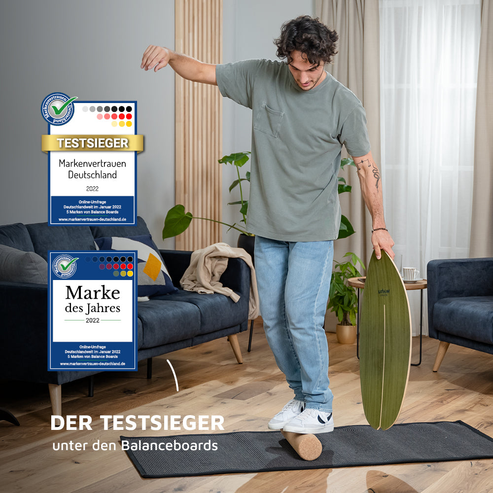 wahuboard ist der Testsieger unter den Balanceboards